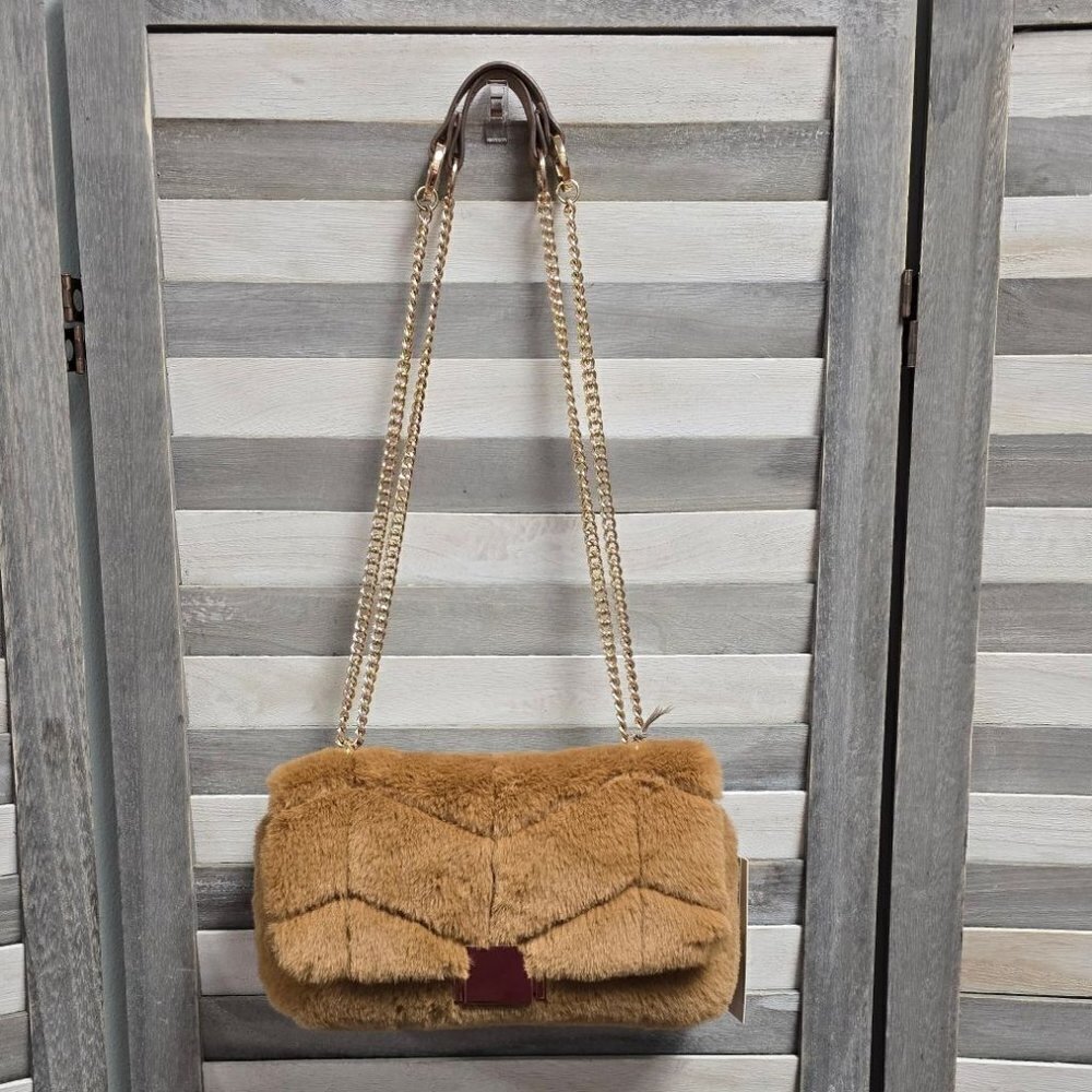 A New Day Sophie Crossbody Bag – Flap Closure – Detachable Strap | Brown